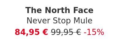 The North Face - Never Stop Mule
